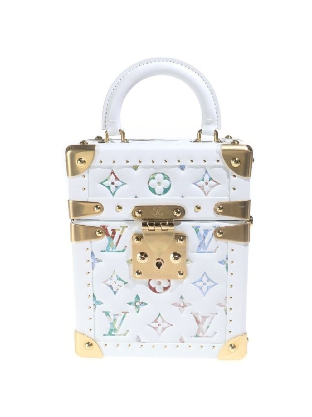 Louis Vuitton LV Garden Monogram Camera Bo 2-Way Hand Shoulder Trunk Bag Gold